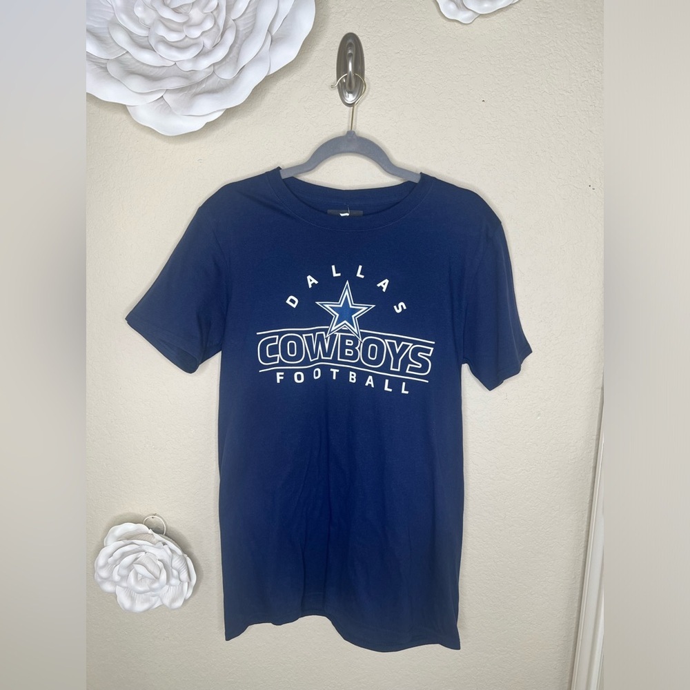 Fanatics NFL Unisex NWT Dallas Cowboys Graphic Blue & White T Shirt Sz M